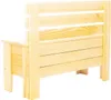STOLMAK Cassapanca Da Giardino In Legno Di Pino Massello Anteprima dell’immagine prodotto 6