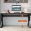 Biurko komputerowe czarne nowoczesne dla gracza loft 120 cm Podgląd zdjęcia produktu 8