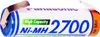 A single Panasonic AA Ni-MH rechargeable battery with solder tabs. Produktbild-Vorschau