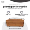 IvoQ Fioriera in legno – 80 x 40 x 32 cm – Legno – Per Anteprima dell’immagine prodotto 2