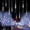 4M 288 LED Icicle Fairy Lights 50cm 8 Tubes Meteor Shower Podgląd zdjęcia produktu 11