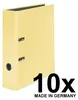 Složka PastelColor A4 80 mm vanilkově žlutá balení po 10 Náhled obrázku produktu 3