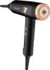 A black and rose gold hair dryer is shown against a white background. Podgląd zdjęcia produktu