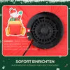 Outsunny opblaasbare kerstman op een slee met 2 rendieren Productafbeelding-voorbeeld 5