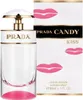 A bottle of Prada Candy Kiss Eau de Parfum and its packaging are displayed against a white background. Anteprima dell’immagine prodotto
