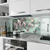 Küchenrückwand Spritzschutz Glas mit Motiv Orchideen Produktbild-Vorschau 2