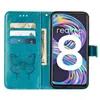 OPPO Realme 8 Hülle, Schmetterling Prägung Flip Leder Produktbild-Vorschau 3