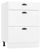 Küchenunterschrank 3 Schubladen - 60 cm - Weiß - ohne Produktbild-Vorschau 1