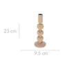 Dřevěný svícen, přirozený, výš. 23 cm Náhled obrázku produktu 5