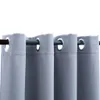 vidaXL Verdunkelungsvorhang mit Metallösen Grau 290 x 245 Produktbild-Vorschau 4