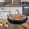 Kulatý gril s víkem Swiloga | Elektrický gril se stojanem | Náhled obrázku produktu 14