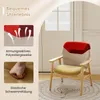 Fauteuil COSTWAY pour salon, fauteuil à oreilles avec Voir les images du produit 6