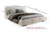 Chilly Modern Polsterbett Savona Grün 200×200 – Bouclé Produktbild-Vorschau 9