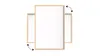 Magnetisches Whiteboard mit Naturholzrahmen 180x100cm Produktbild-Vorschau 9