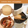 Airfryer Backpapier 23x23 cm, Dickeres Eckig Papier für Produktbild-Vorschau 4