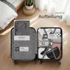tectake® Hartschalenkoffer-Set 4-teilig, aus robustem Produktbild-Vorschau 7