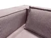 S-STYLE MÖBEL - Modernes Ecksofa Bello aus Puderrosa Cord Produktbild-Vorschau 8