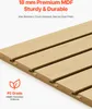 SucceBuy 4 x 4 ft SlatWall revêtement, MDF mur de garage à Voir les images du produit 3