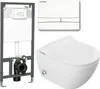 Domotechnika | WC-Bidetová souprava - 51X36X32,5 cm - bílá Náhled obrázku produktu 1