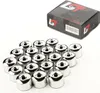 20x Radschraube Kappen Set 17mm chromfarben für CITROEN Produktbild-Vorschau 1