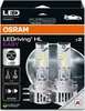 The image shows the packaging of OSRAM LEDriving HL EASY H15 LED bulbs. Produktbild-Vorschau