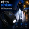 2 v 1 cyklistické světlo s krytím IPX5 a houkačkou o Náhled obrázku produktu 4