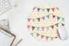 MuchoWow® Mauspad Mousepad Girlanden - Muster - Pastell Produktbild-Vorschau 5