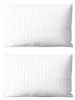 2 teilig Kissenbezüge 40x80 cm Mikrofaser Premium Damast Produktbild-Vorschau 1