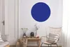 MuchoWow® Rundes Wandbild - Runde Bilder Blau - Einfarbig - Produktbild-Vorschau 4