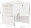 vidaXL Tenda professionale per feste con pareti laterali Anteprima dell’immagine prodotto 15