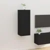 vidaXL TV nástěnná skříňka černá 40x34,5x100 cm Náhled obrázku produktu 2