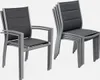 Set tavolo da giardino allungabile in alluminio con 6 Anteprima dell’immagine prodotto 8