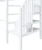 MODFU Lit Mezzanine 90x200 cm – Métal MDF avec Étagères – Voir les images du produit 6
