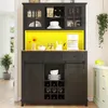 Armadio da cucina Sweiko (105×38,4×180 cm), mobile alto da Anteprima dell’immagine prodotto 2