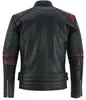 Motorradjacke Retro Vintag Oldschool Lederjacke, Produktbild-Vorschau 3