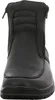 A close-up front view of a black leather boot. Náhľad obrázku produktu