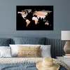 MuchoWow® Poster Weltkarte - Farbe - Kupfer 90x60 cm - Produktbild-Vorschau 4