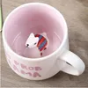 Alpaka v hrnku - 3D hrnek na kávu 3D keramický hrnek Alpaka Náhled obrázku produktu 5