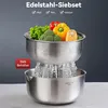 Küchensiebe, nudelsieb edelstahl Set (Schale + Korb), Produktbild-Vorschau 3