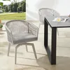 riess-ambiente Drehbarer Stuhl ROPE greige Aluminium Produktbild-Vorschau 1