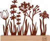 UNUS Deko Aufsteller Dekofigur mit Blumen Silhouette aus Produktbild-Vorschau 1