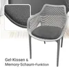 Komfortable & praktische Gel-Kissen 40x40 - Stuhlkissen mit Produktbild-Vorschau 4