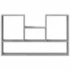 vidaXL Wandregal Betongrau 99x15x60 cm Holzwerkstoff Produktbild-Vorschau 4