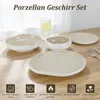 HOMELUX 24-tlg Kombiservice Porzellan Tafelservice für 6 Produktbild-Vorschau 6