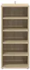 vidaXL Botník Sonoma dub 31,5x35x70 cm odvodený výrobok z Náhľad obrázku produktu 5