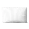 A white pillow with vertical stripes on a white background. Produktbild-Vorschau