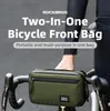 ROCKBROS Fahrrad Fronttasche Lenkertasche Tragbarkeit 2,1L Produktbild-Vorschau 5