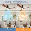 132cm Deckenventilator mit Beleuchtung und Fernbedienung DC Produktbild-Vorschau 6