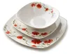 Service de table en porcelaine Lea, modèle "Coquelicot", Voir les images du produit 1