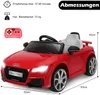 Audi TT RS Elektroauto mit 2,4G Fernbedienung, 6V Produktbild-Vorschau 3